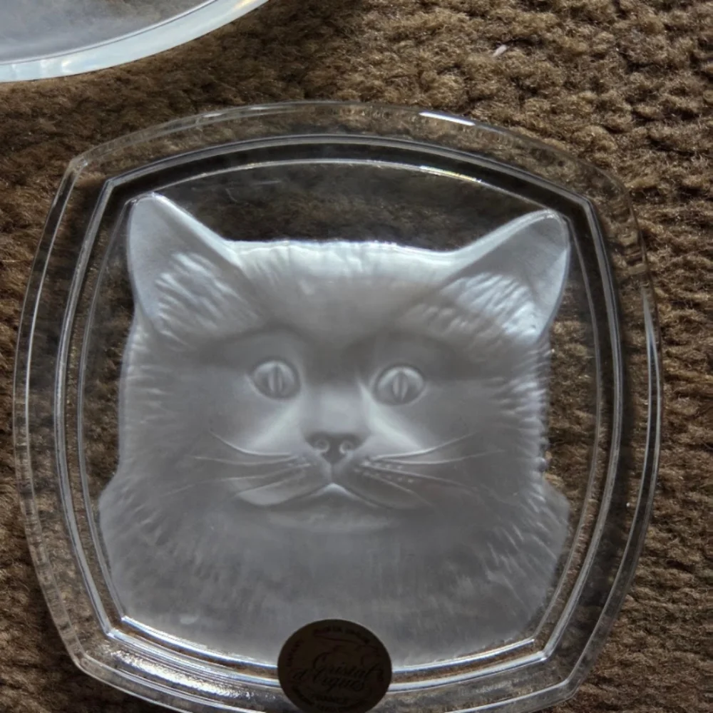 Crystal Cat Trinket Box